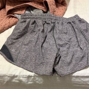 Lululemon Athletica Heathered Gray Athletic Shorts